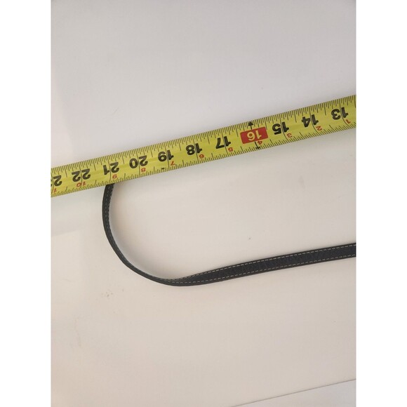 Nine West Black Crossbody Purse Multipocketed Pebble Faux Leather Fold Over - Picture 9 of 9